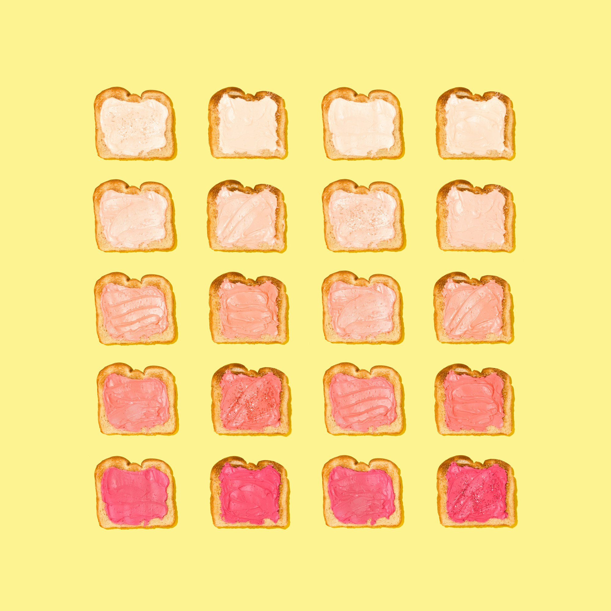 Butter on toast